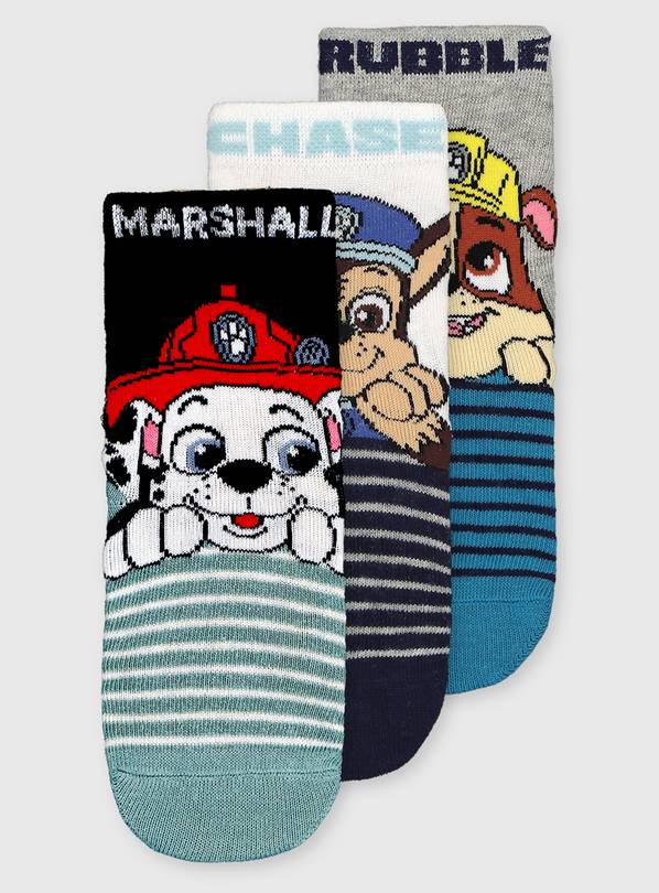 Paw Patrol Socks 3 Pack - 12.5-3.5